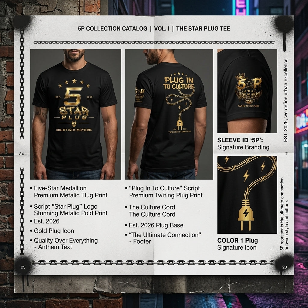 5 Star Plug Quality Over Everything Tee