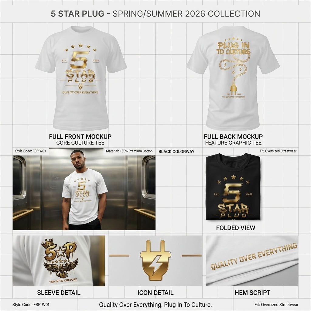 5 Star Plug Quality Over Everything Tee