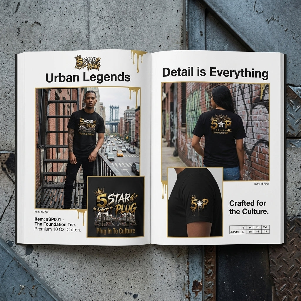 5 Star Plug City Tee — Plug In To Culture
